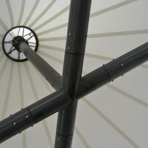 Interior detail of the tensioned structure
